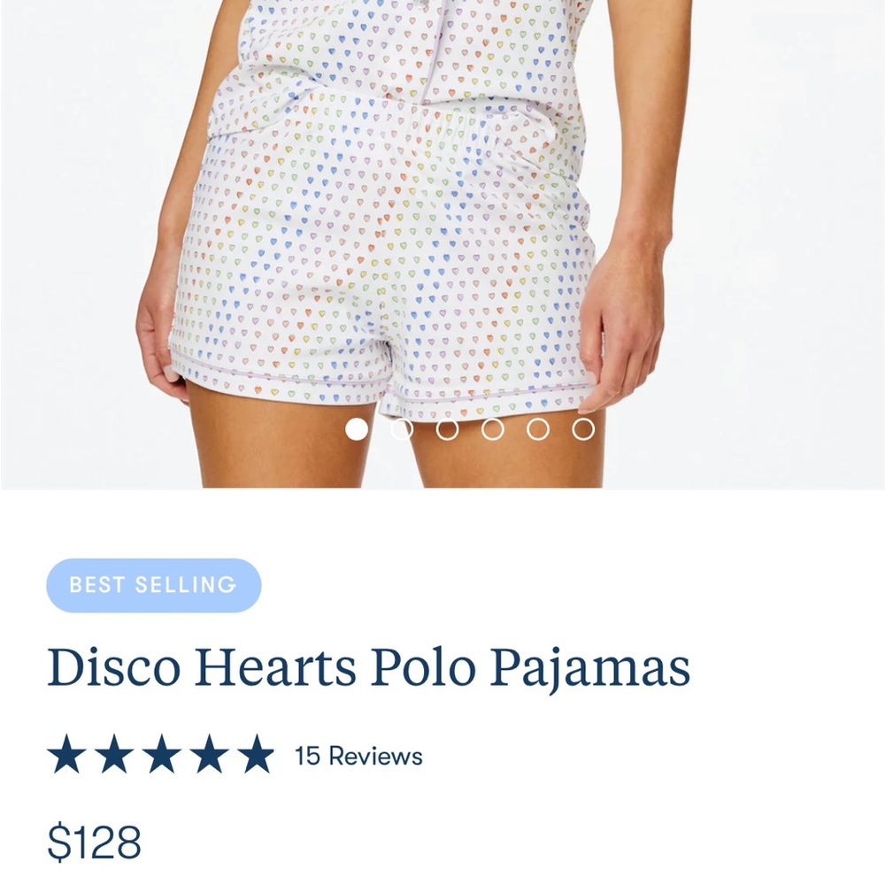 Roller Rabbit Disco Hearts Polo Set